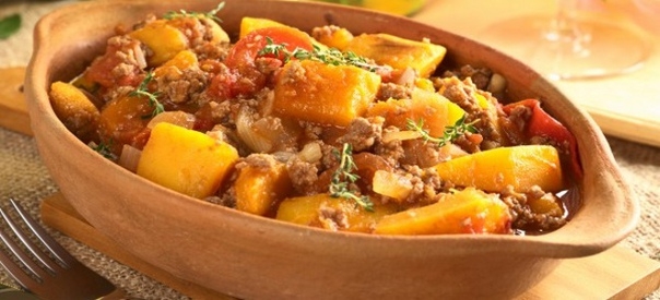 Рагу из тыквы с мясом