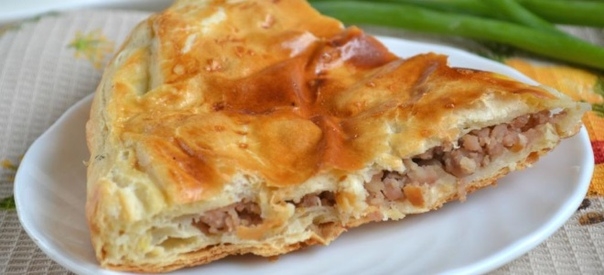 Мясной пирог в духовке – рецепт из фарша