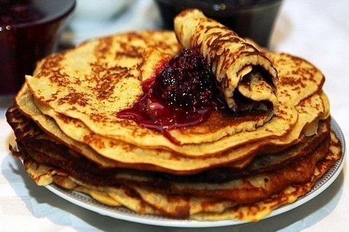 Блины на молоке или кефире из бутылки Блины на молоке или кефире из бутылки