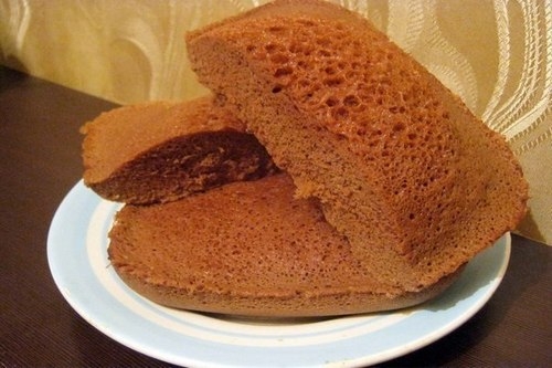 Шоколадный бисквит к чаю на скорую руку