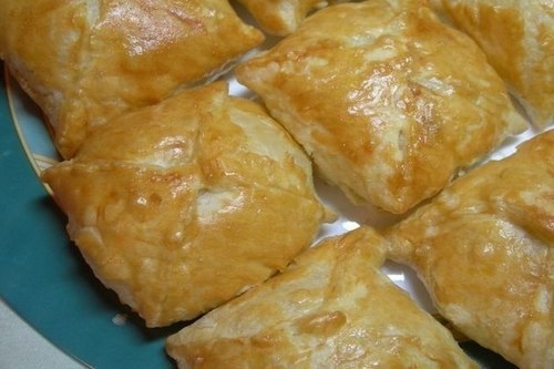 Конвертики с начинкой из куриного филе