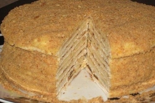 Быстрый торт «На скорую руку» на кефире