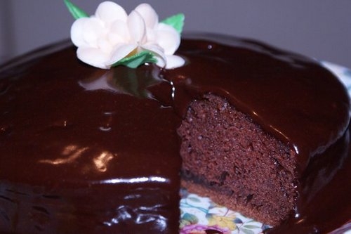 Супер-шоколадный бисквит к чаю