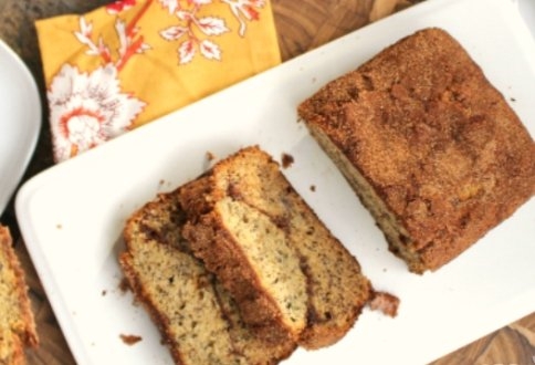 Хлеб с корицей и бананом