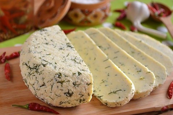 Домашний сыр из молока и сметаны Домашний сыр из молока и сметаны