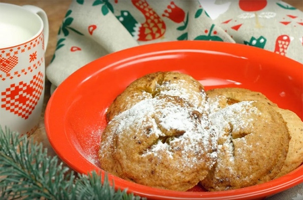 Печенье с мандариновым мармеладом