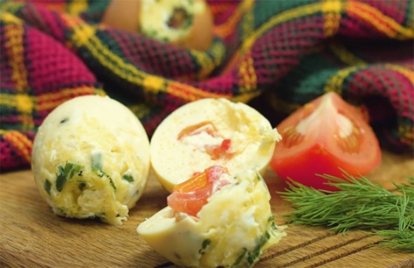 Омлет в скорлупе