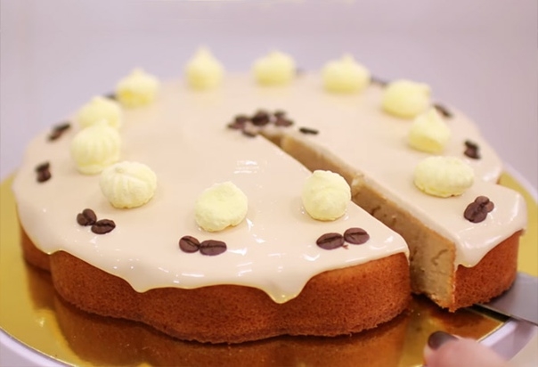 Кофейный манник на кефире