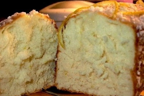 Кекс «Снежинка» со сгущенкой