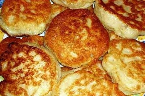Постные оладушки на воде