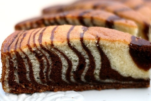 Нежный кекс «Зебра» в мультиварке