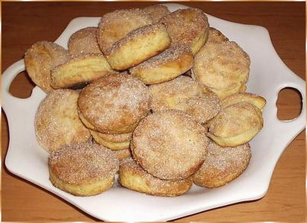 Постное песочное печенье