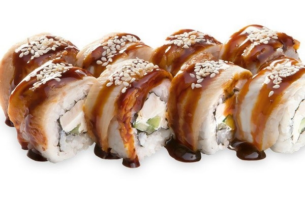 Ролл «Филадельфия» с угрем и авокадо