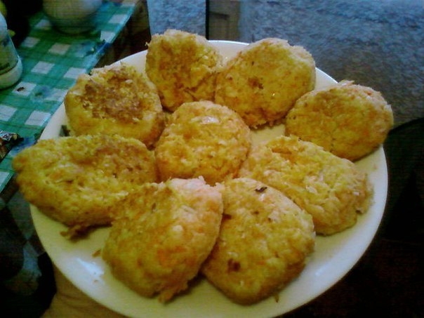 Постные капустные котлетки с манной крупой