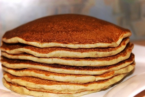 Нежные блинчики на манке и овсяных хлопьях