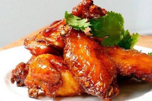 Курица в соевом соусе с вином и медом по-японски