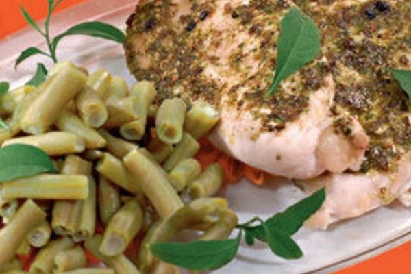 Куриное филе по-восточному на пару