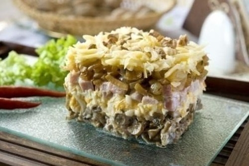 Салат «Боярский» без майонеза