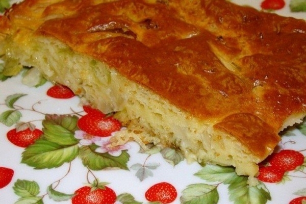 Ленивый капустный пирог на скорую руку