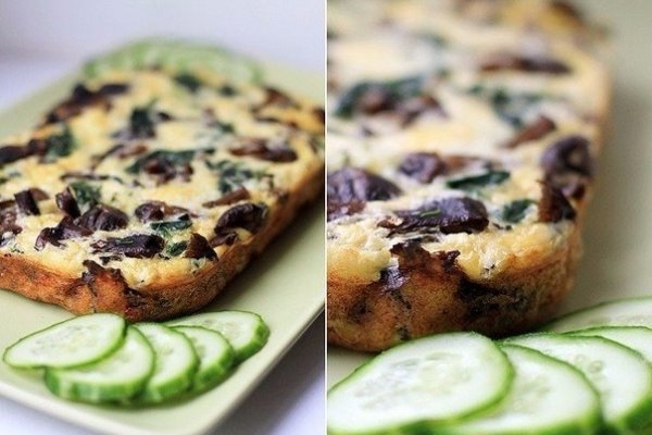 Омлет с грибочками и сыром Омлет с грибочками и сыром