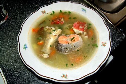 Уха на тройном бульоне