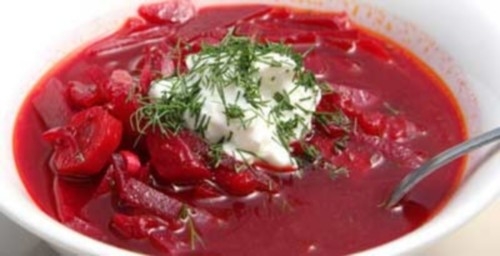 Холодный борщ без мяса «Ставропольский»