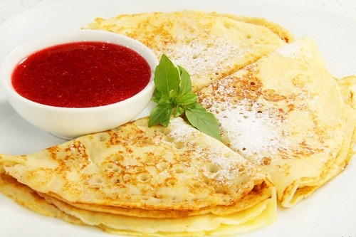 Домашние тонкие блины на молоке