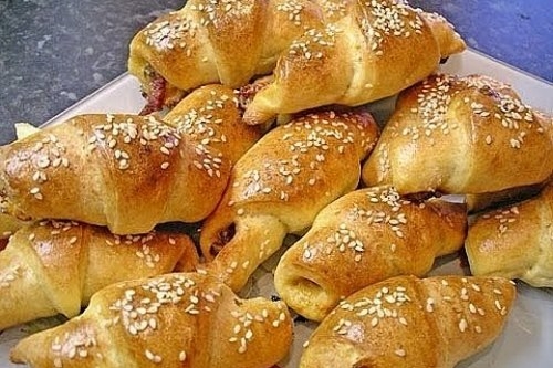 Нежные рогалики на кефире Нежные рогалики на кефире