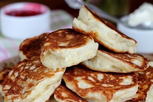 Оригинальные банановые оладьи