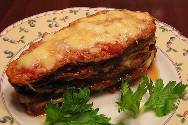 Баклажаны «Пармеджано» с моцареллой