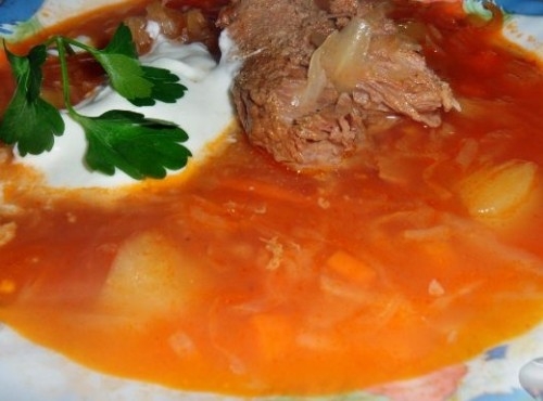 Щи «Русские» с гречкой и говядиной Щи «Русские» с гречкой и говядиной