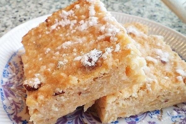 Овсяная запеканка с творогом и протеином