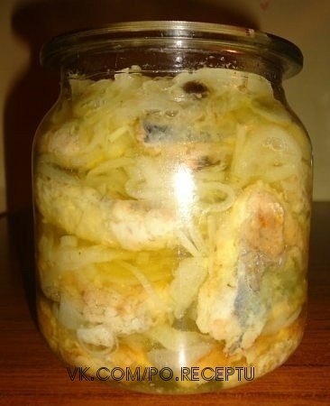 Маринованная жареная рыба