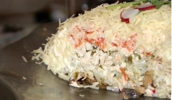 Очень вкусный и сытный салат "СТАРЫЙ МЕЛЬНИК"