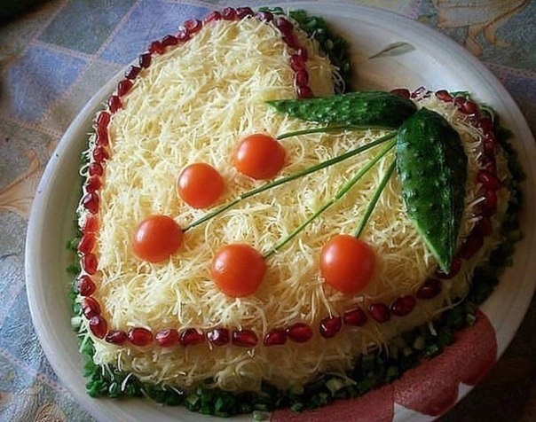 Быстрый легкий и питательный салат. Лучше не придумаешь!