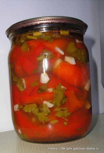 ПЕРЕЦ НА ЗИМУ С ЗЕЛЕНЬЮ И ЧЕСНОКОМ ПЕРЕЦ НА ЗИМУ С ЗЕЛЕНЬЮ И ЧЕСНОКОМ