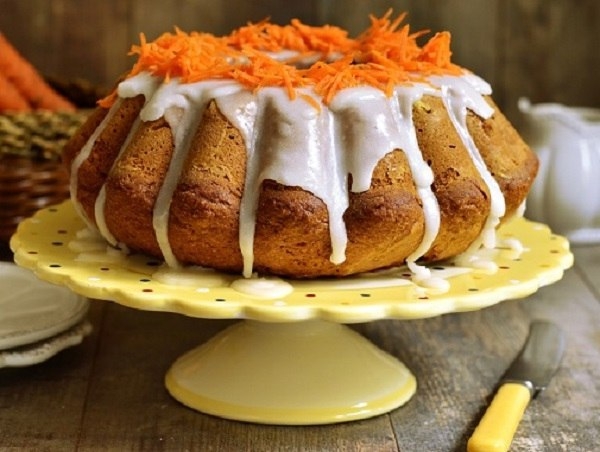 Необычно! Вкусный морковный кекс