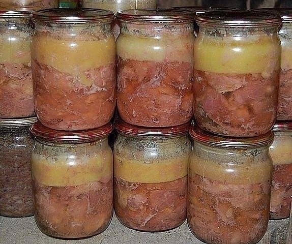 Домашняя тушенка своими руками.! быстро, легко и очень вкусно!!!!!