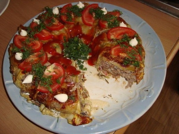 Кабачковая запеканочка.