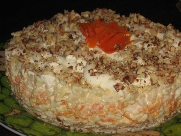 Салат "Валентина". Рецепт Лены Сергеевой-Назаровой. Салат "Валентина". Рецепт Лены Сергеевой-Назаровой.