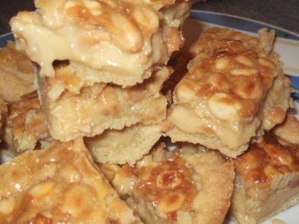 Орехово-карамельное печенье