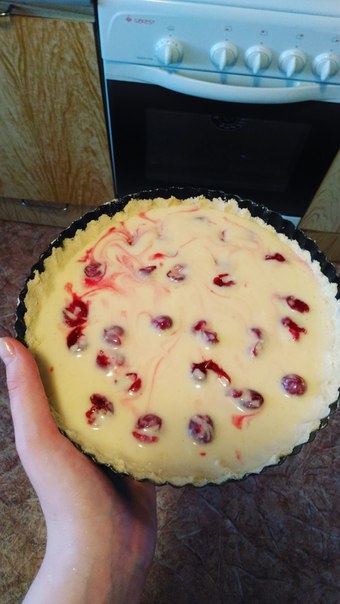 Королевская ватрушка с вишней