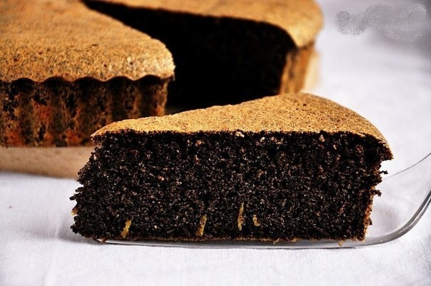 Маковый пирог с лимонной цедрой