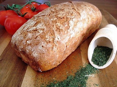 Томатно-ржаной хлеб