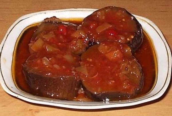 Баклажаны в томате на зиму.