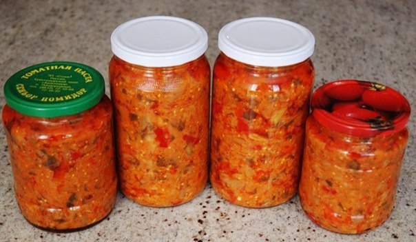 Соте из баклажанов "Любимое"