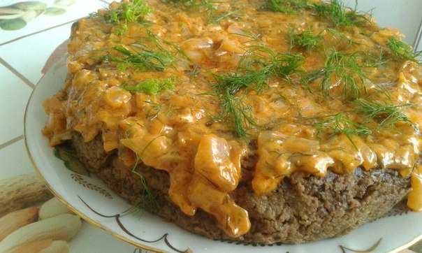 Печеночное суфле.