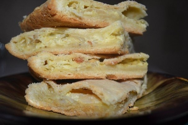 Луковый пирог .