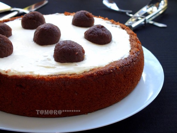 Творожный торт "Черный трюфель" в мультиварке