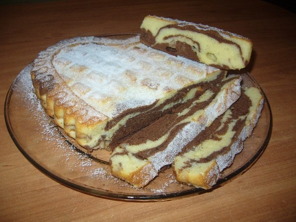 Мраморный кексик.